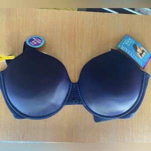 44D NWT Vanity Fair Black Underwire Bra